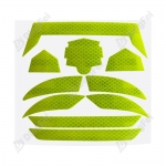 Reflective Stickers - Fluorescent Yellow Reflective Sticker For Helmet